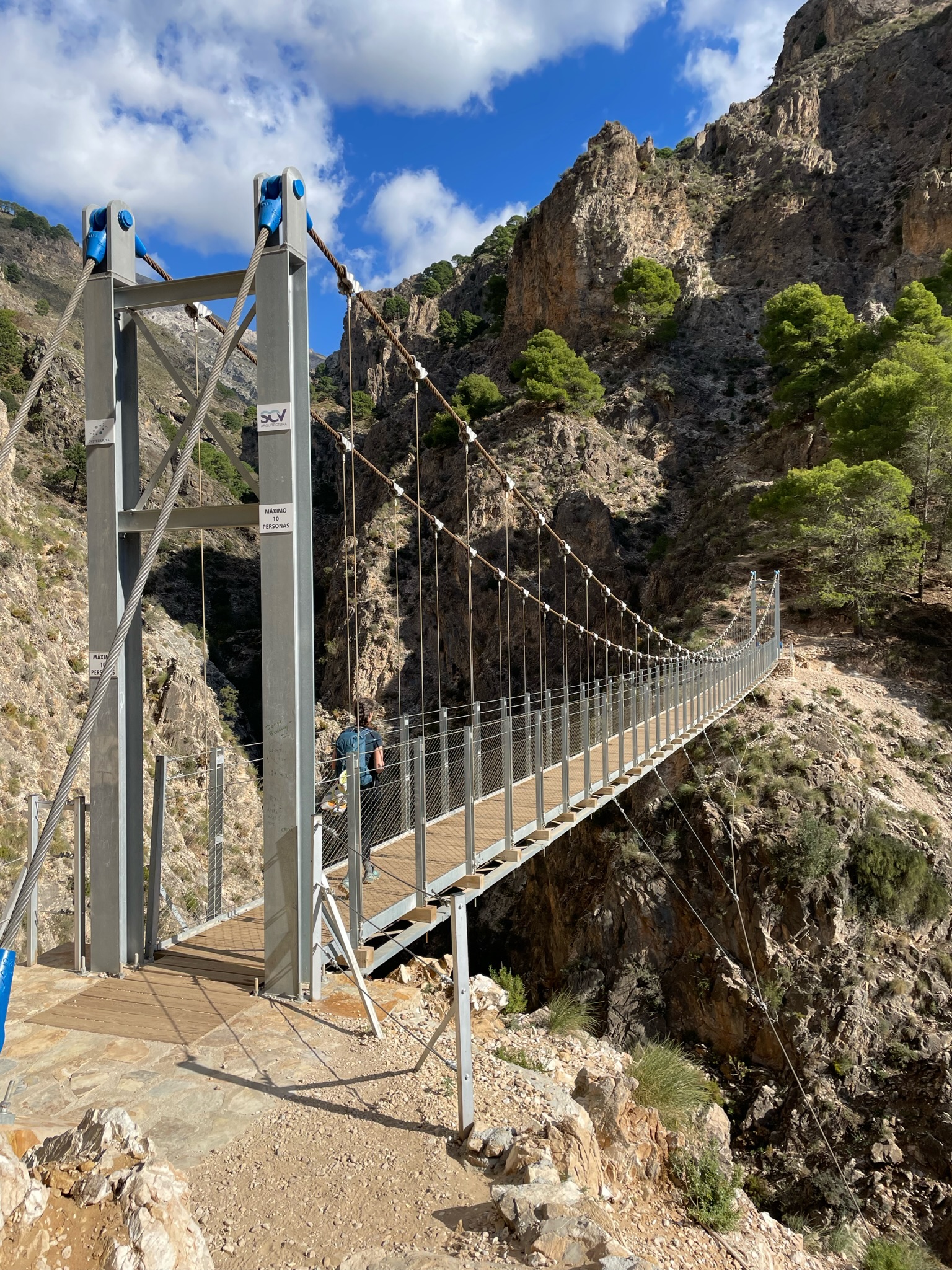 El Saltillo hangbrug